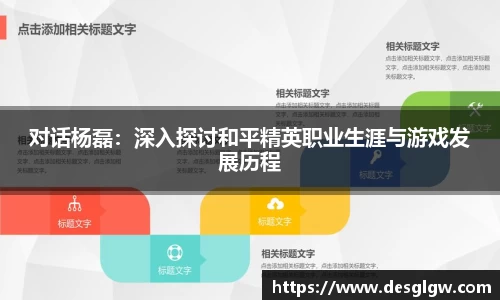 对话杨磊：深入探讨和平精英职业生涯与游戏发展历程