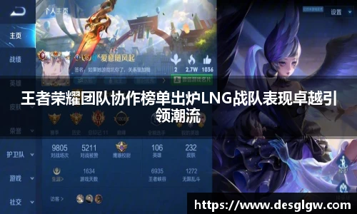 王者荣耀团队协作榜单出炉LNG战队表现卓越引领潮流